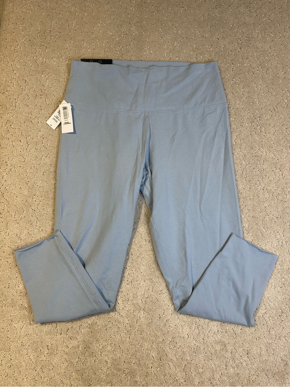 NWT TnaCHILL ATMOSPHERE HI-RISE 3/4 LEGGINGS Dune Blue Size Large